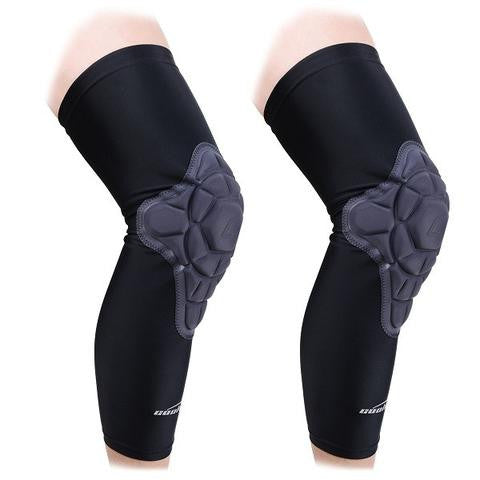Basketball Long Leg Knee Sleeve with Thick Pads