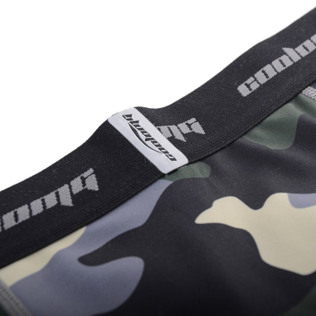 Green Camo Compression Pants for Men & Youth