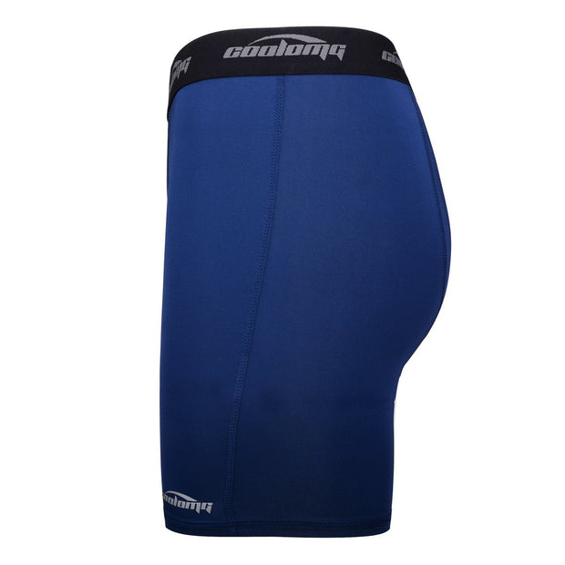 Men's Navy Blue 6" Training Compression Shorts