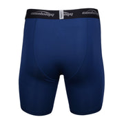 Men's Navy Blue 6" Training Compression Shorts