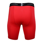 Men's Red 6" Training Compression Shorts