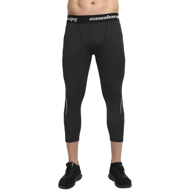 Black 3/4 Tights Pants for Youth & Men SP512