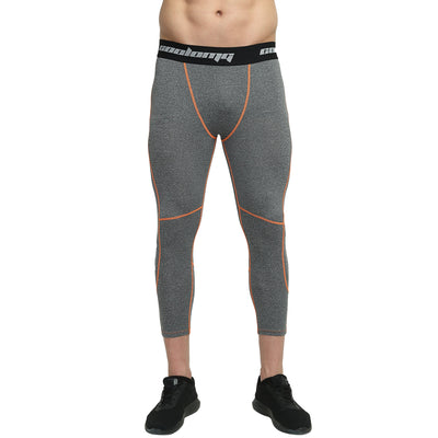 Gray 3/4 Tights Pants for Youth & Men