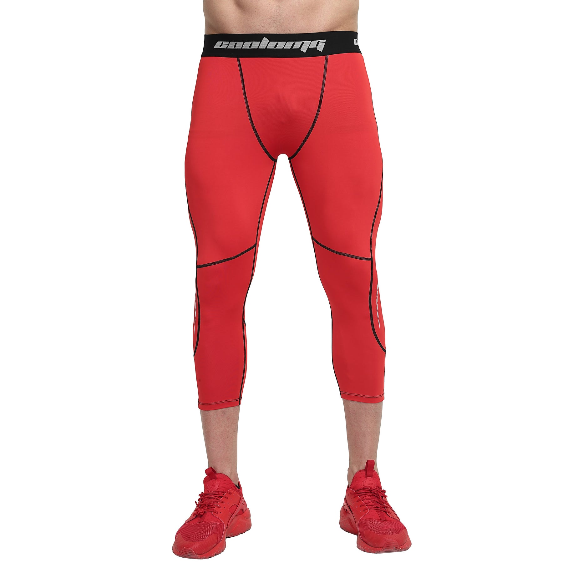 Red nike cheap leggings mens