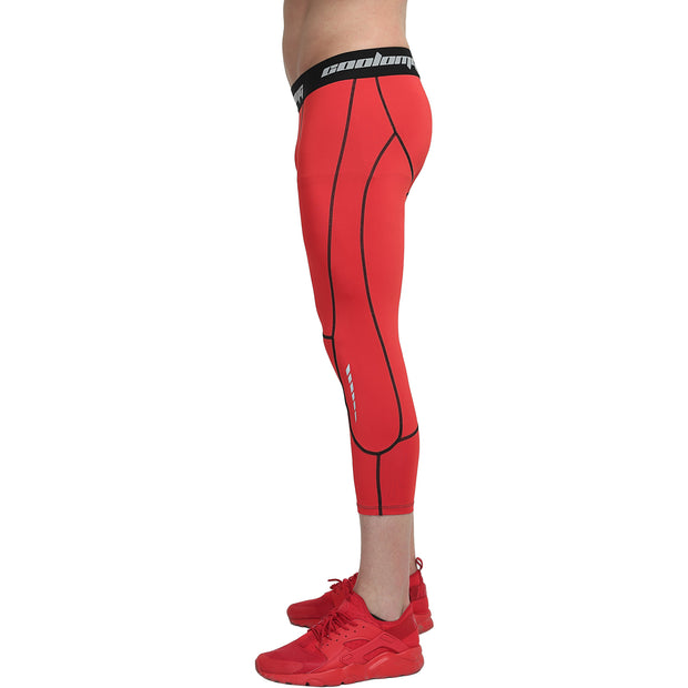 Red 3/4 Tights Pants for Youth & Men