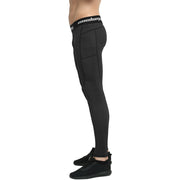 Long Leggings With Side Pocket | Black