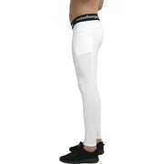 Long Leggings With Side Pocket | White