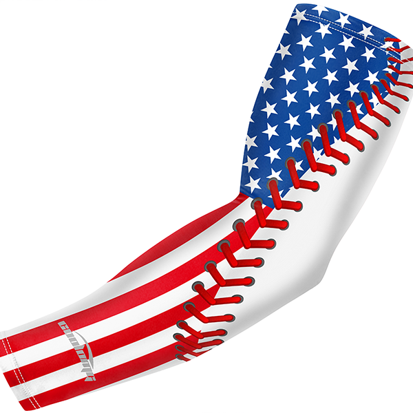 Baseball Printed Anti-slip Arm Sleeve