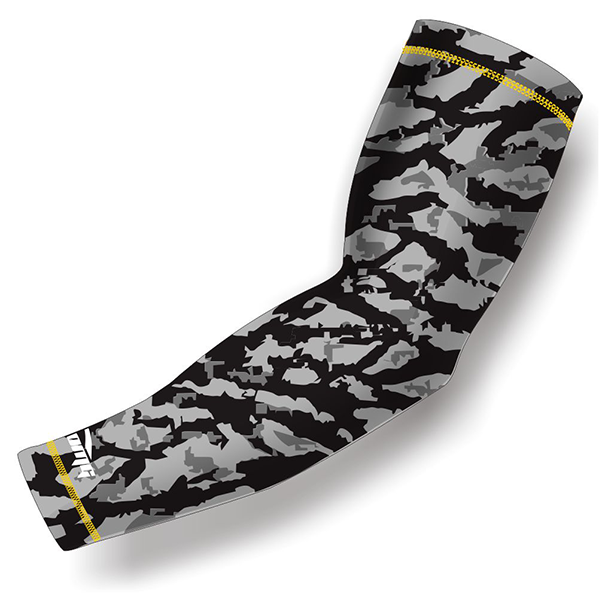 Gray Compression Arm Sleeve