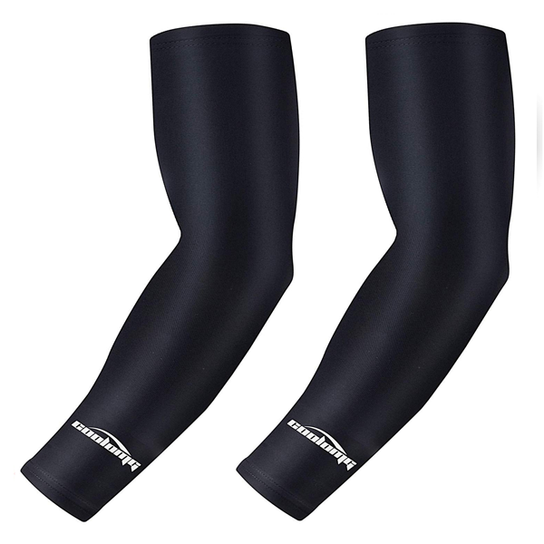 Black Anti slip Arm Sleeve Compression Shooting Sleeve Basketball