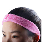 Breast Cancer Awareness Ribbon Headband
