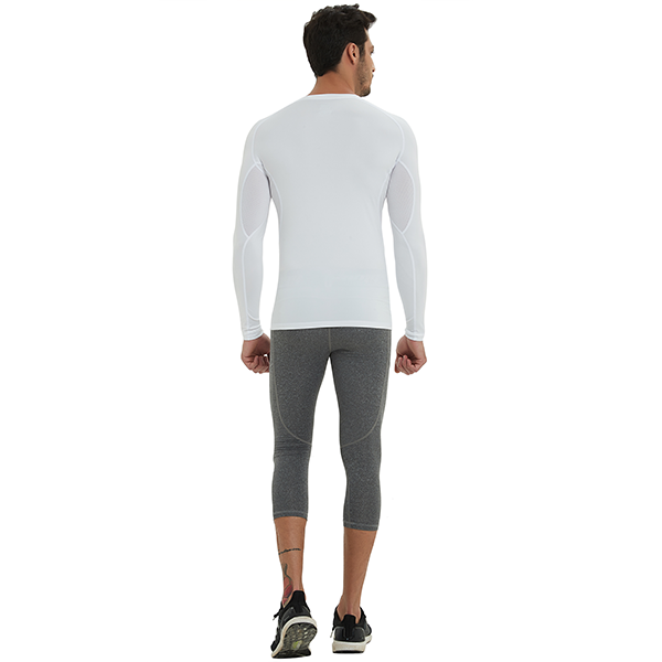 Men's Baselayer Compression Shirt- Black SP516