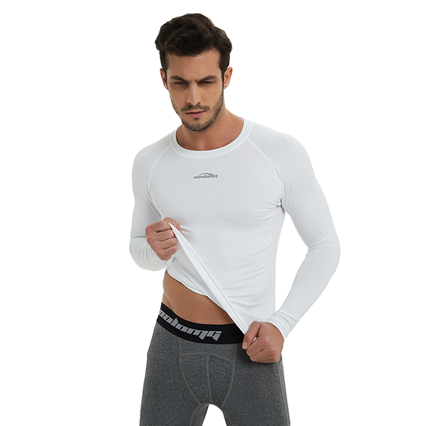 Men's Baselayer Compression Shirt- Black SP516