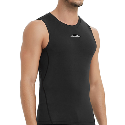 Men's Baselayer Compression Vest- Black SP517