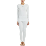 Women's White Compression Thermal Pants