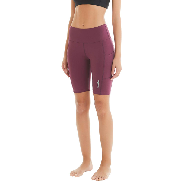 Women's Yoga Shorts with Side Pockets
