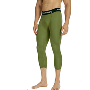 Dark Green 3/4 Tights Pants
