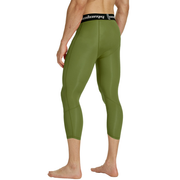 Dark Green 3/4 Tights Pants