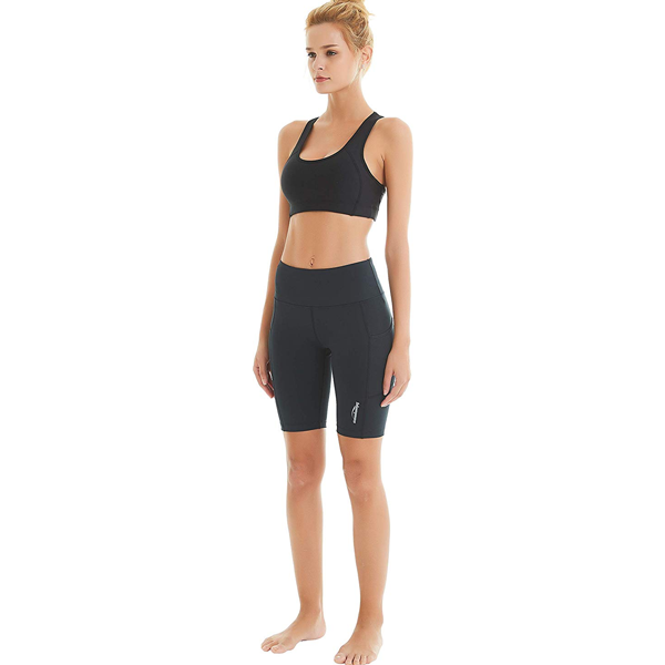 Women's Yoga Shorts with Side Pockets